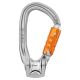 Petzl ROLLCLIP Z Pulley-carabiner that facilitates installation on anchors and devices